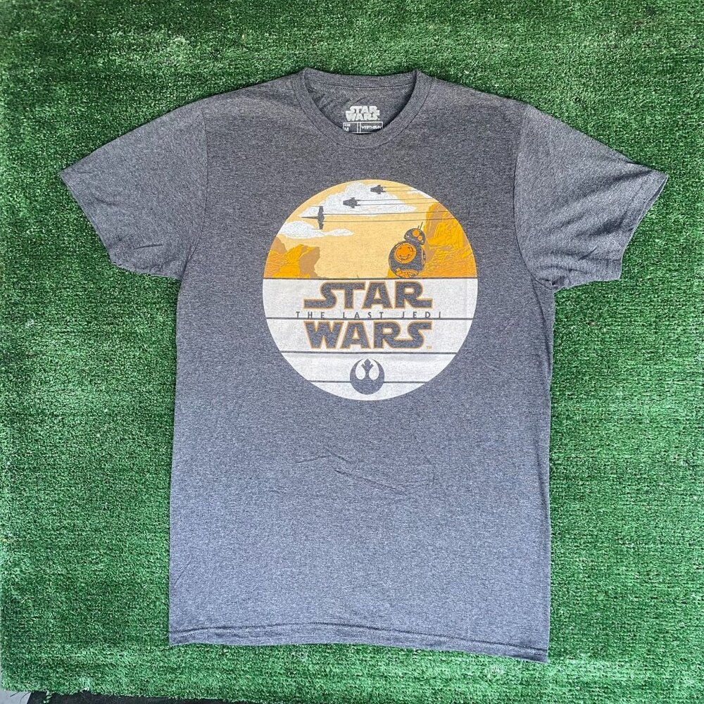 Star Wars The Last Jedi Shirt Sci-Fi Movie Film Promo Tee